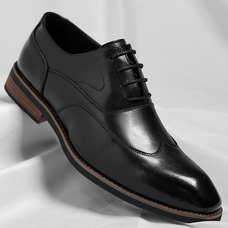 Men's Business Plus Size European Style Oxford Leather Shoes