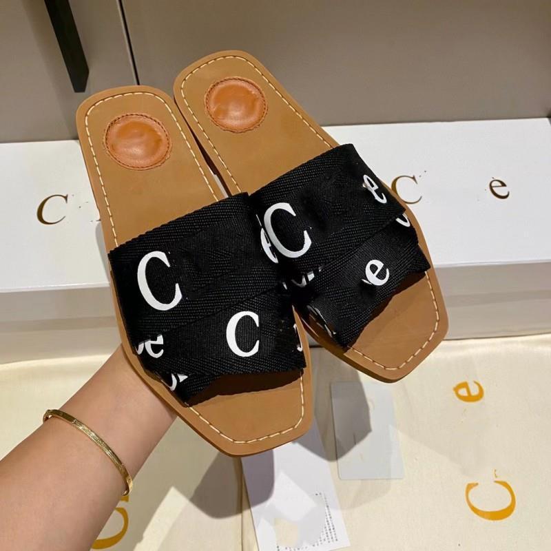 Women's Letter Outdoor Summer Fork Knitted Belt Sandals