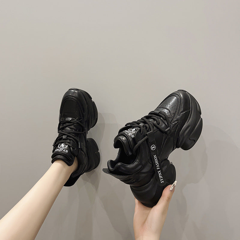 Women's Trendy Dad Early Autumn Thick Bottom Slim Women's Casual Shoes