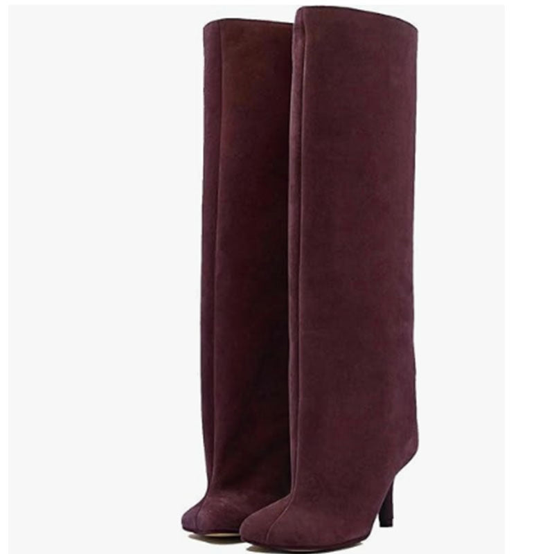 Women's Below The Knee Knight Frosted Vintage Pantyhose High Women's Shoes