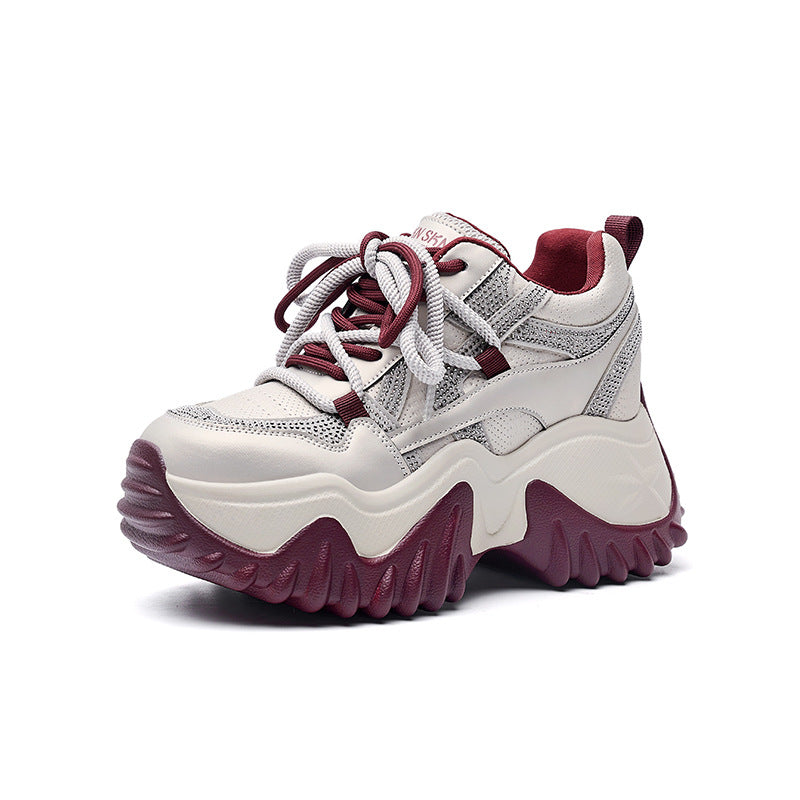 Women's Dad Spring Rhinestone Fashion Heightened Daddy Women's Sports Shoes