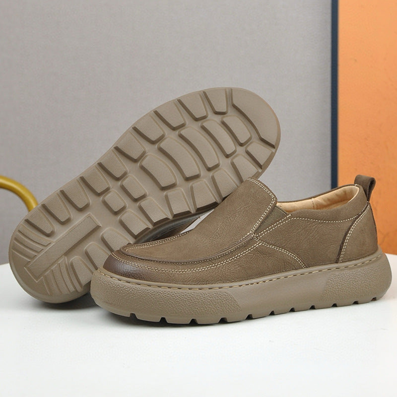 Men's Thick-soled Shock Absorbing Pumps Soft Bottom Men's Casual Shoes