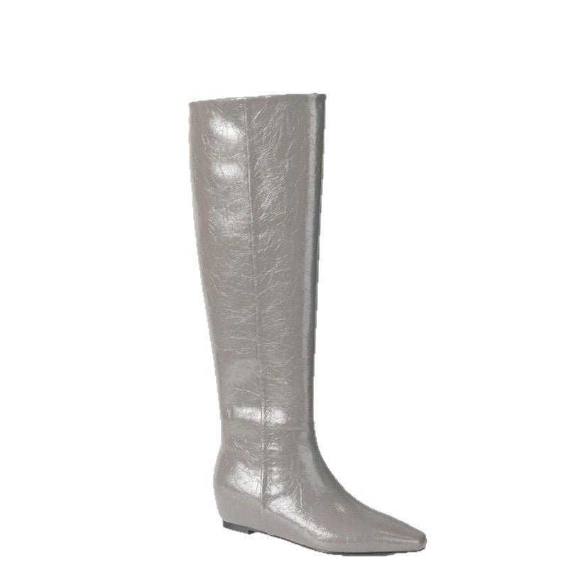 Women's Over The Knee High Leg Can't Drop Tube Boots