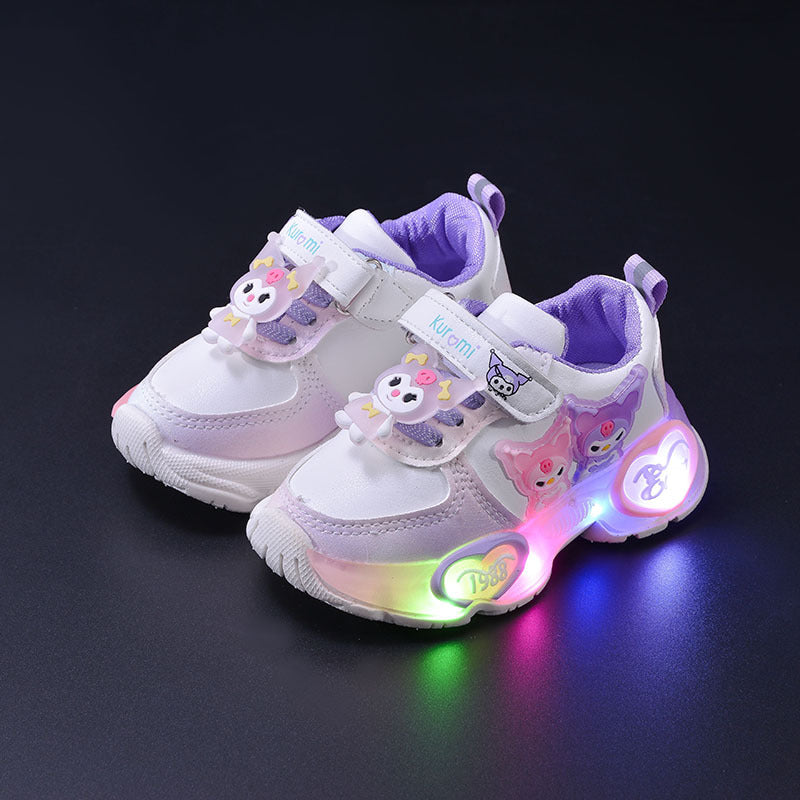 Children's Clow Bright Light Soft Bottom Luminous Kid's Sneakers