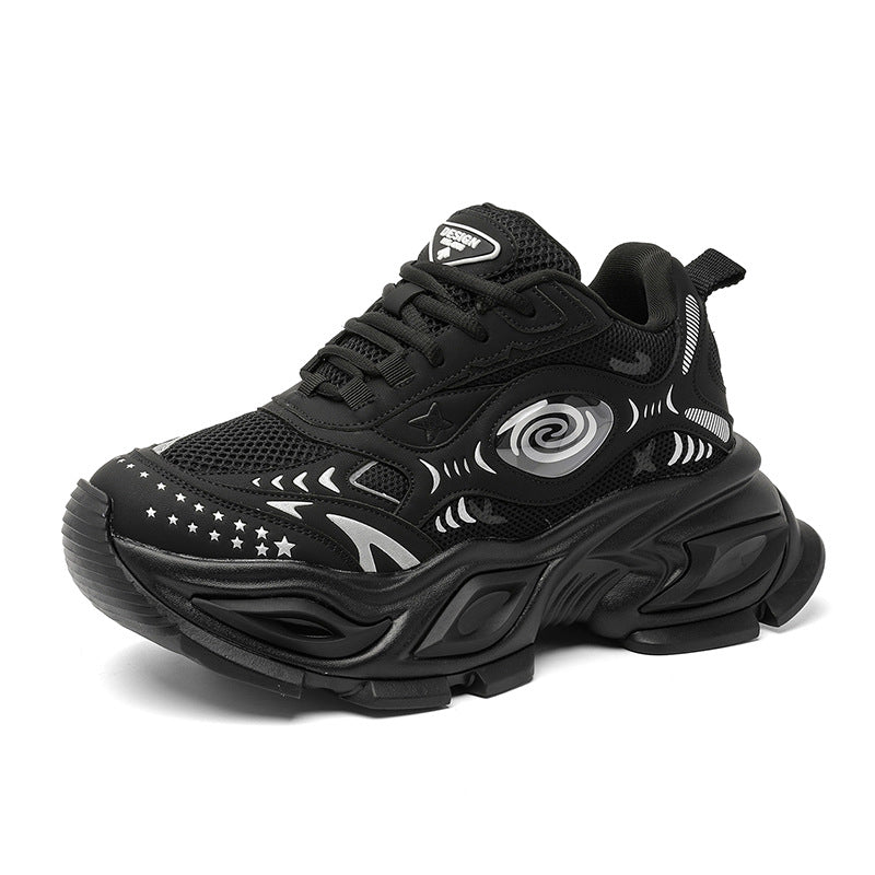 Women's & Men's Height Increasing Lovers Platform Heightened Daddy Men's Board Shoes
