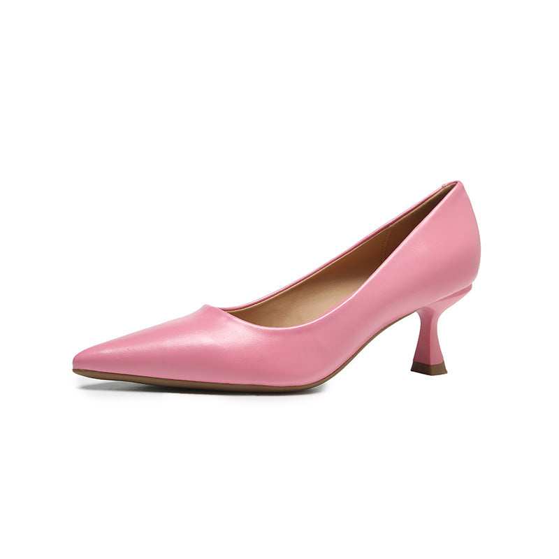 Women's Patent Fashion High Spring Pointed Toe Women's Shoes