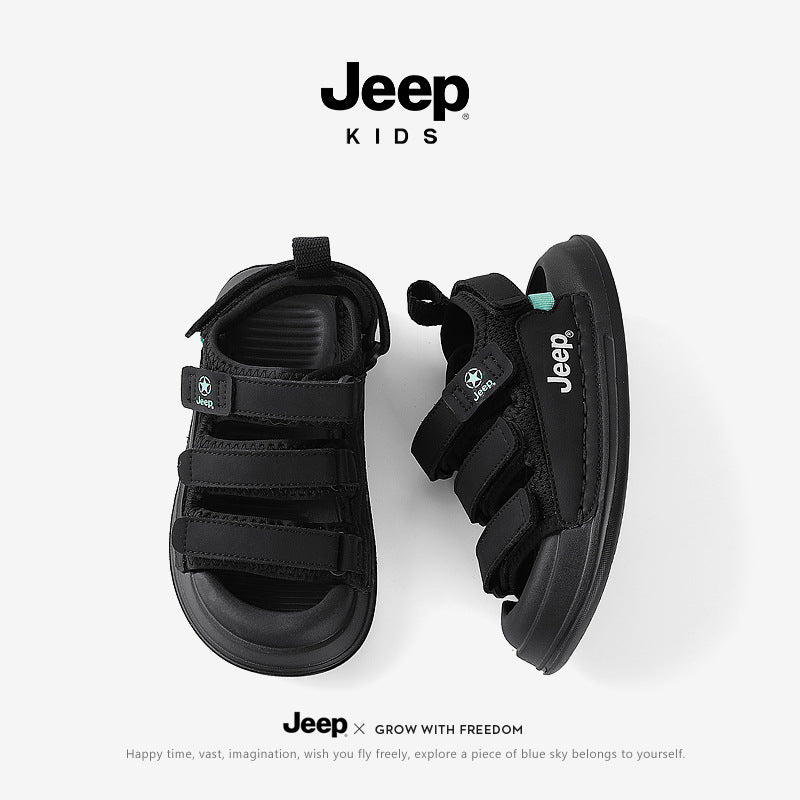 Children's Closed Toe Summer Soft Bottom Sports Kid's Sandals