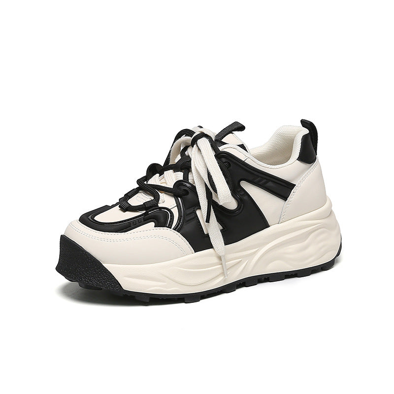 Women's Trendy Height Increasing Skinny Adult Fried Street Sneakers