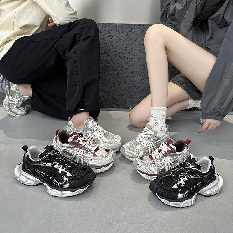 Women's Platform Dad Autumn Couple Korean Style Women's Sports Shoes