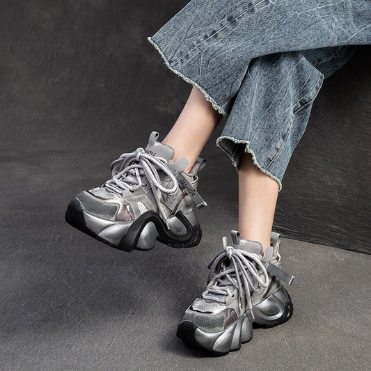 Women's Old Color Retro Style Sports Dad Casual Shoes