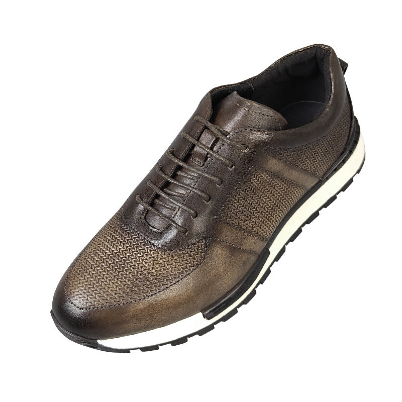 Men's Business British Style Genuine Handsome Leather Shoes