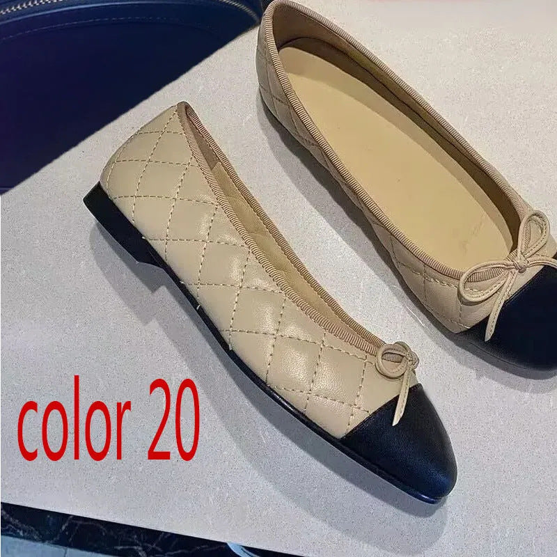 Women's Style Pumps Soft Soled Flats Bowknot Loafers