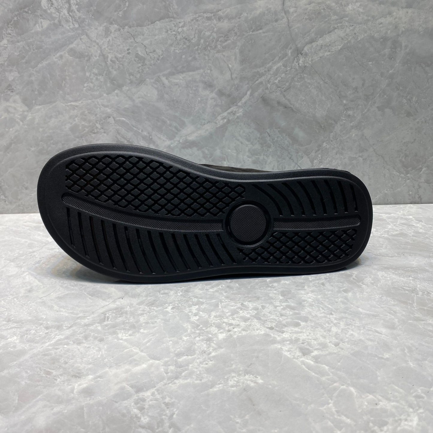 Men's Black Autumn Youth Less Thick Bottom Men's Shoes