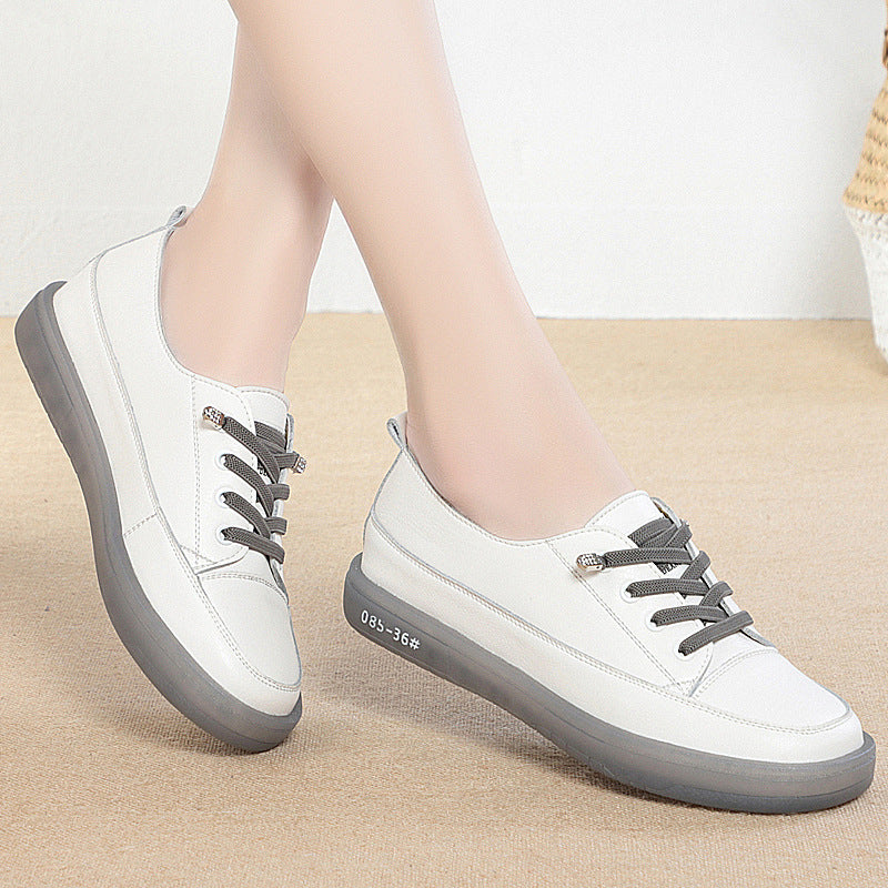 Women's Autumn Genuine Single Soft Bottom Surface Casual Shoes