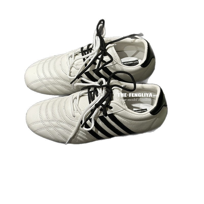 Women's Head Flat German Training Spring Retro Color Casual Shoes