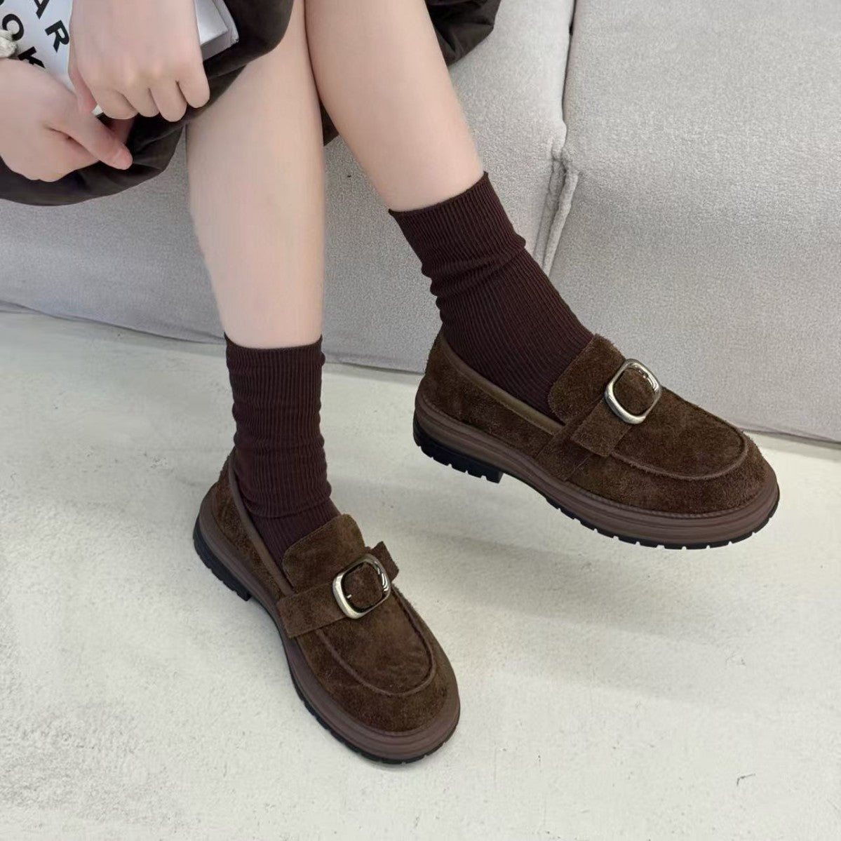 Bali Four Thick-soled Classic Durable Fashion Loafers
