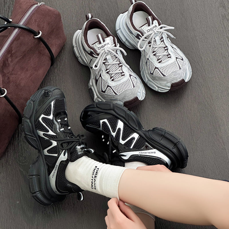 Women's Fashion Dad Korean Style Thick Bottom Summer Casual Shoes