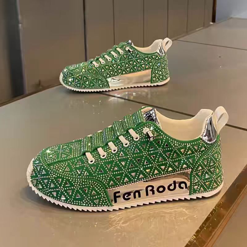 Men's Autumn Breathable Fashionable Printed High-grade Light Luxury Color Men's Casual Shoes