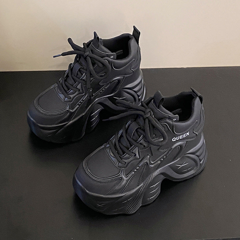 Women's Good-looking Muffin Platform Dad Spring Cm Height Increasing Women's Sports Shoes