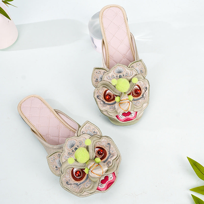 Women's Chinese Ethnic Style Retro Home Comfortable Sandals