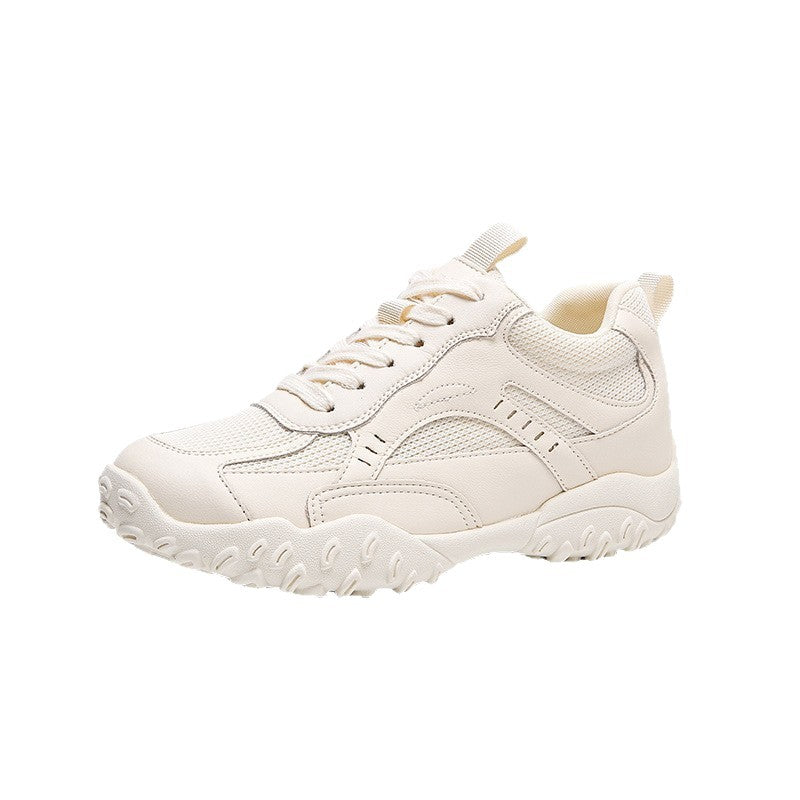 Women's Mesh Breathable Thick Bottom Versatile Crescent Women's Sports Shoes