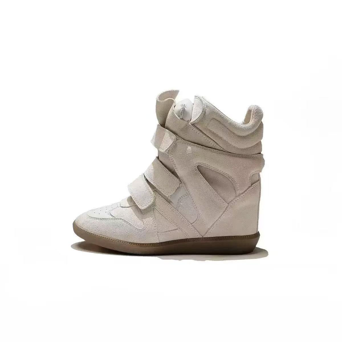 Women's Height Increasing Insole Wedge Color Matching Women's Casual Shoes