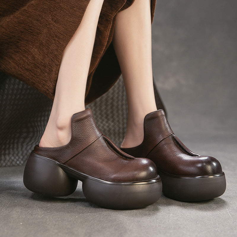 Platform Toe Box For Outdoors Comfortable Slippers