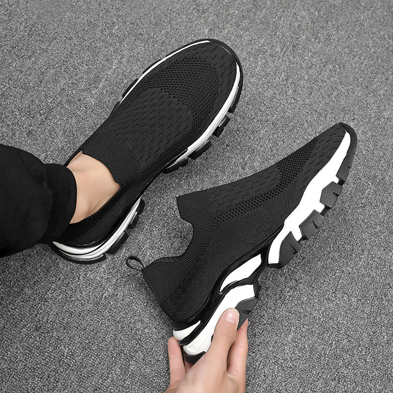 Men's Cloth Socks Sports Korean Fashion Flying Men's Shoes