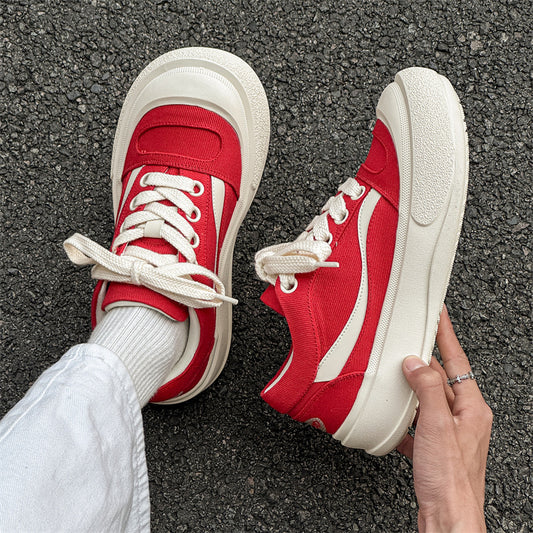 Women's & Men's Ugly Cute Crooked Big Toe Thick Bottom Increased Niche Sneakers