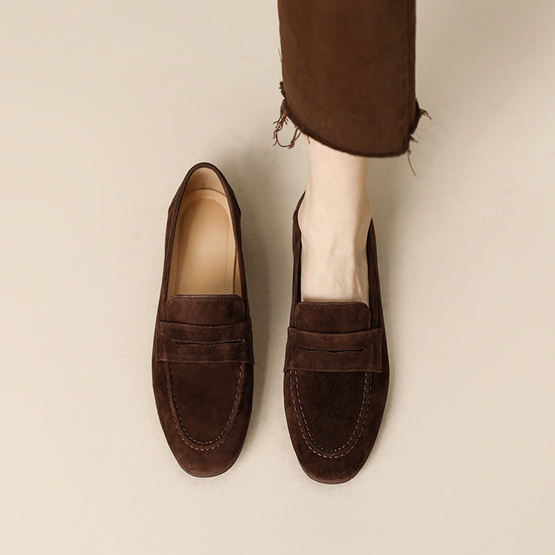 Women's Fleece Lined For Warm Low Slip-on Loafers