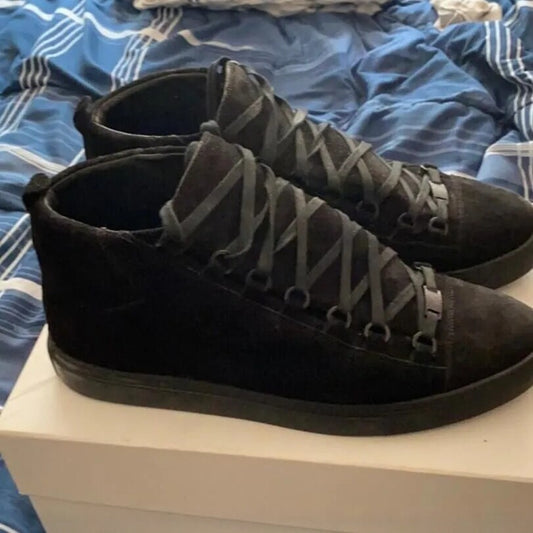 Thick Bottom Height Increasing Color Matching Men's Casual Shoes
