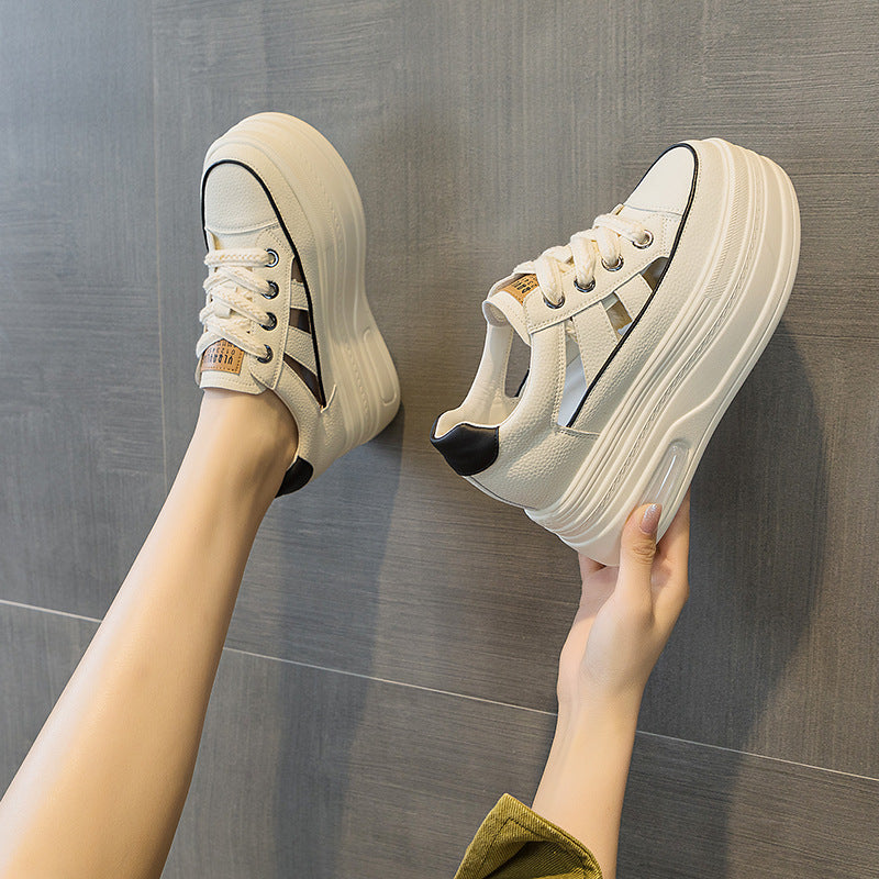 Women's Small Summer Platform Wedge Hidden Fashion Casual Shoes