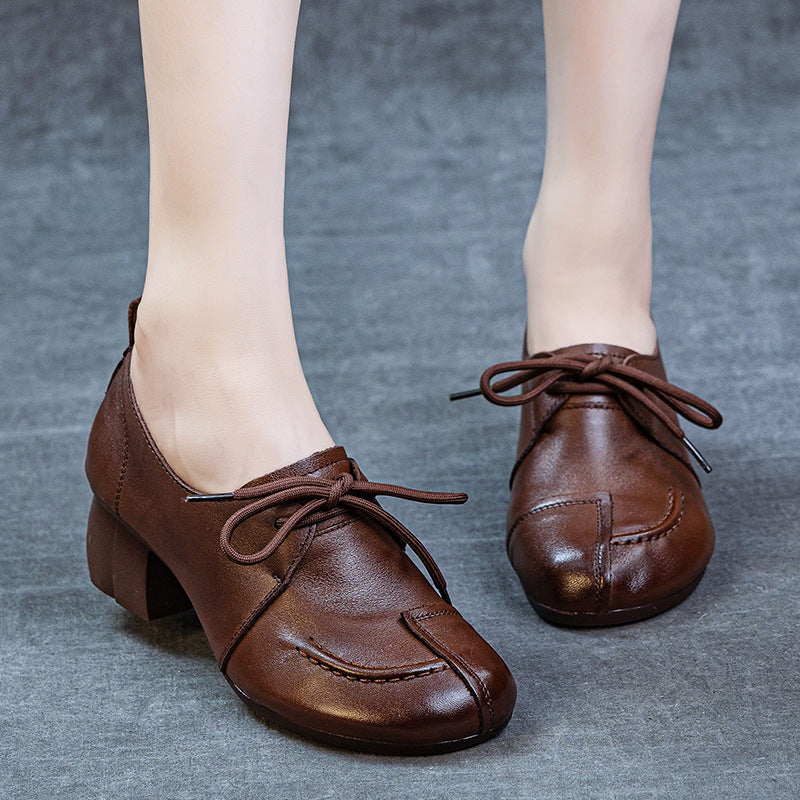 Women's Handmade Thick Soft Bottom Deep Mouth First Women's Fashion Shoes