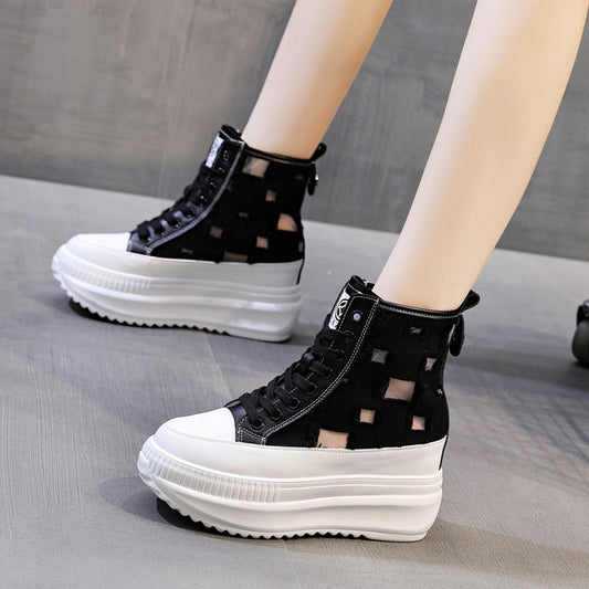 Women's Short Thin Dr. Martens Thick Bottom Casual Shoes