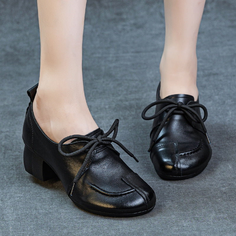 Women's Handmade Thick Soft Bottom Deep Mouth First Women's Fashion Shoes