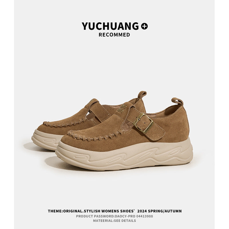 Women's Platform Autumn Chinese Style Small Retro Sneakers