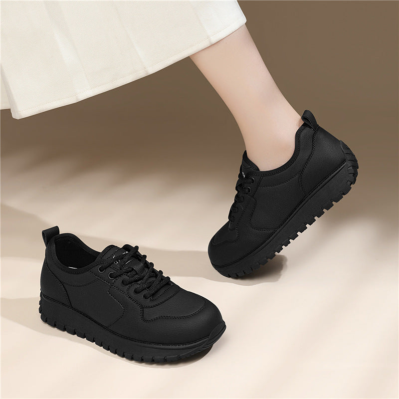 Women's Lightweight Breathable Spring Travel Mom British Casual Shoes
