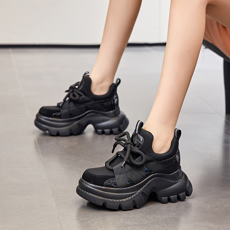 Height Increasing Insole Dad Trendy Autumn Women's Sports Shoes