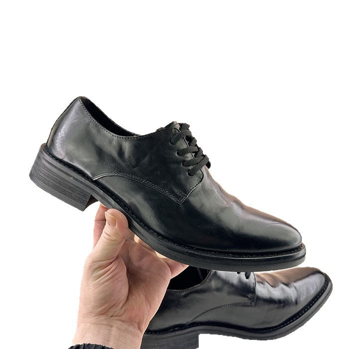 Men's Formal Lace Wedding Green British Inner Height Men's Business Leather Shoes