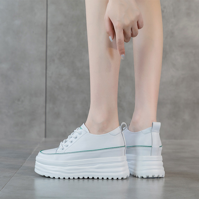 Women's & Men's Autumn Waterproof Platform Height Increasing Insole Casual Shoes