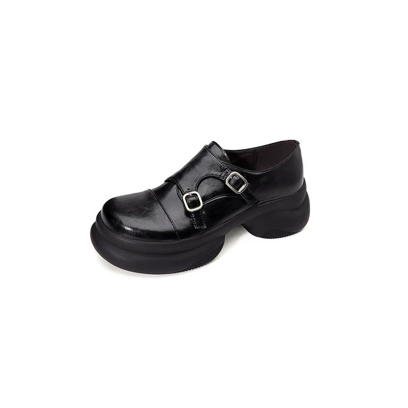 Round Toe Buckle Commute Comfortable Deep Mouth Women's Sports Shoes