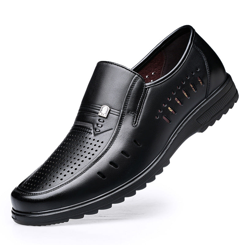Men's Summer Dress Round Business Breathable Korean Sandals