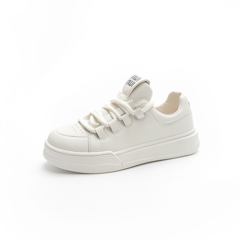 Women's Home Platform White Spring Thick Bottom Color Women's Casual Shoes