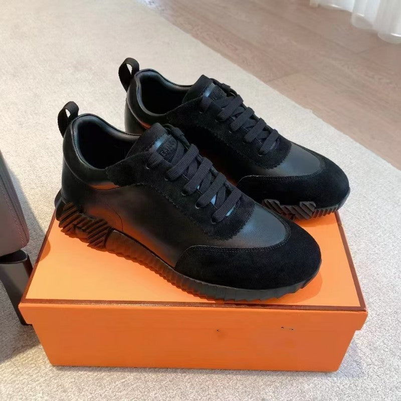 Low-cut Sports Frosted Stitching Mesh British Youth Casual Shoes