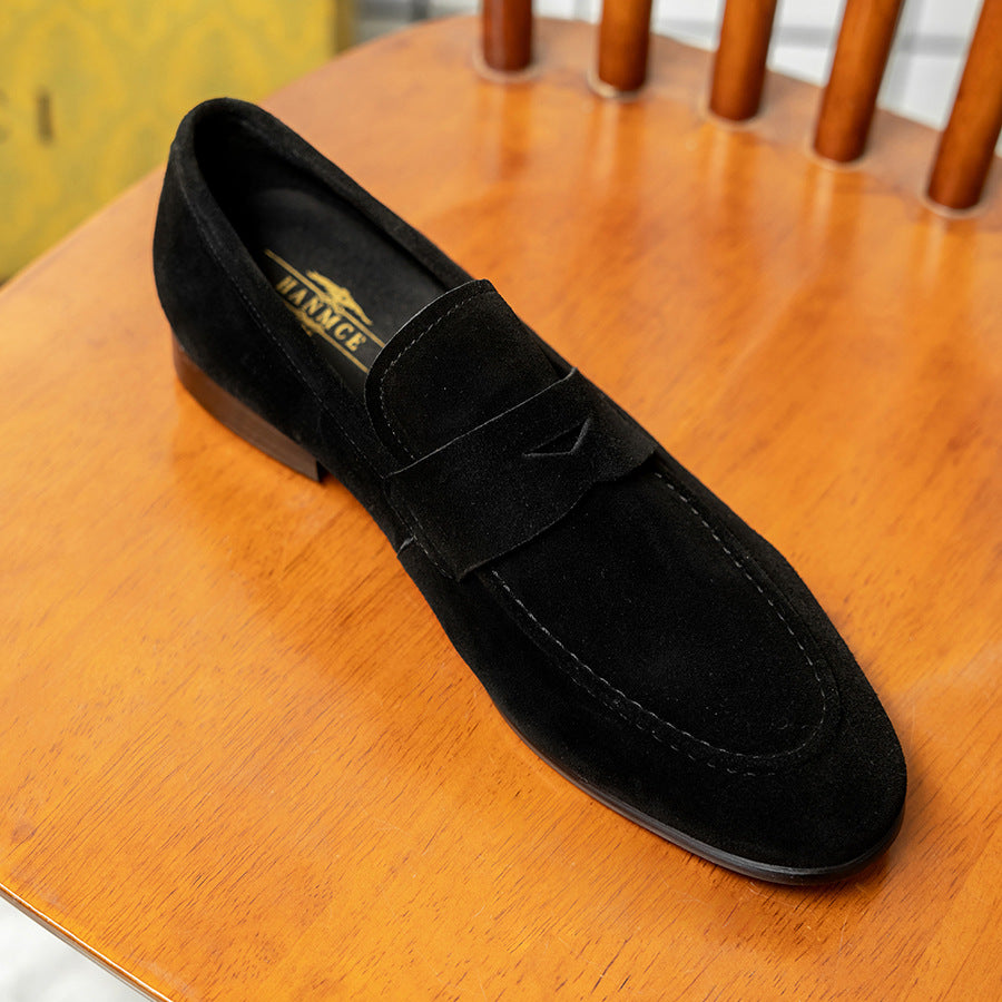 Men's Style Cow Split Business Slip-on Slip Loafers/doug Shoes
