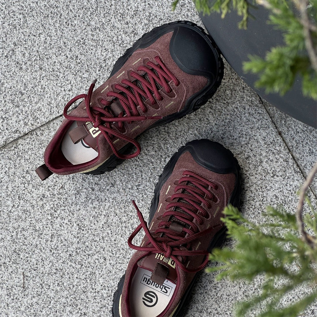 Women's Outdoor Mountaineering Platform Heightened Daddy Autumn Ugly Cute Big Women's Casual Shoes