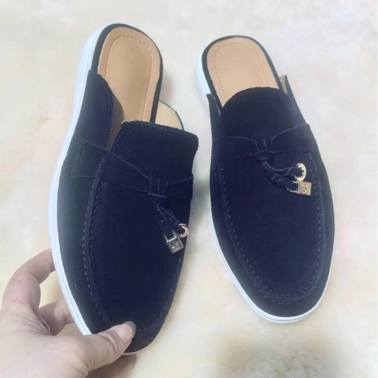 High Genuine Soft Bottom Slip-on Comfortable Flat Slippers