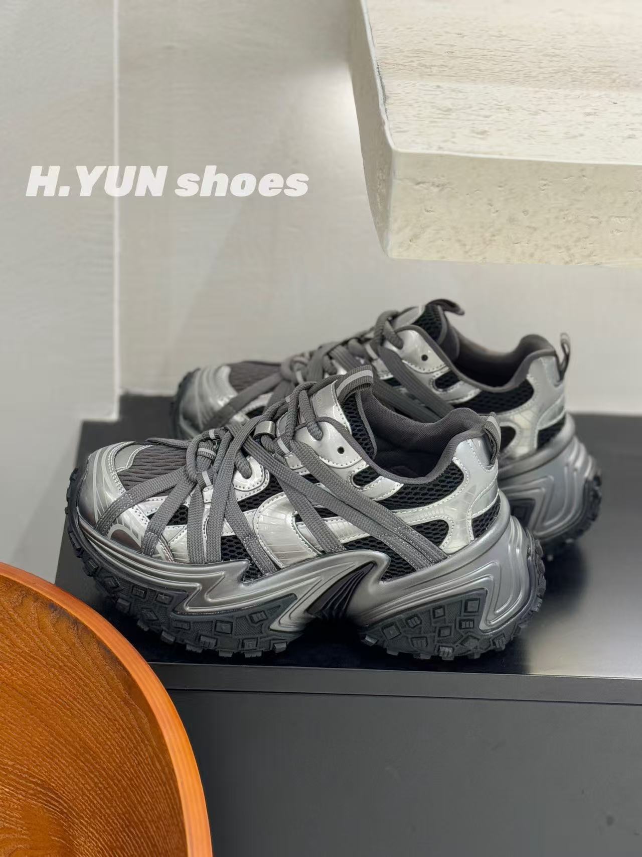 Women's Red Rhyme Thick-soled Dad Tire Fashion Casual Shoes