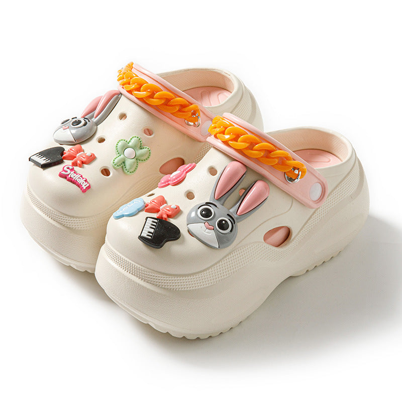 Women's Summer Cute Little Bunny Platform Height Women's Shoes