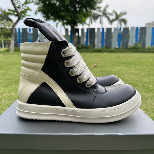 Men's Triangle Plus Size Thick Shoelaces Raise The Sneakers